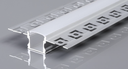 FX6114 Perfil 57x12mm Empotrable de Aluminio 3Mt