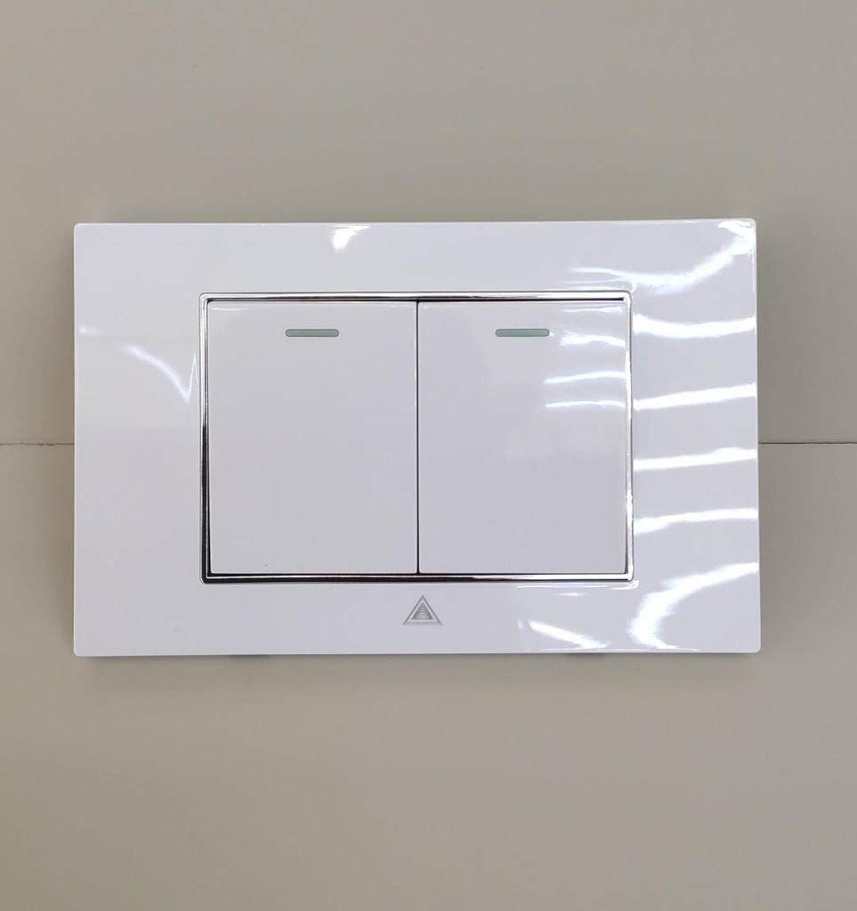 APTTJS102S Toma Interruptor Doble ADORA