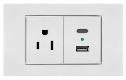 APTMJS1USBS Toma Corriente con USB ADORA