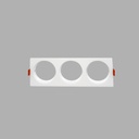 [CH2407WH] Accesorio Triple para Empotrar Foco LED CH2407