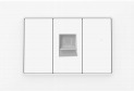 [CGTMCLGR] CGTMCLGR Toma Corriente LAN CURVE (GRIS)