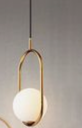 [HYE27S] HYE27S Lámpara SWING BALL E27 Dorado